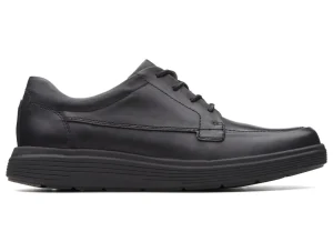 Clark Un Abode Ease - Black Leather