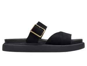 Clarks Aristella Mule - Black Suede
