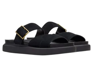 Clarks Aristella Mule - Black Suede