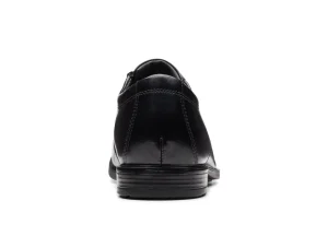 Clarks Howard Cap - Black Leather