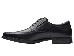 Clarks Howard Over - Black Leather