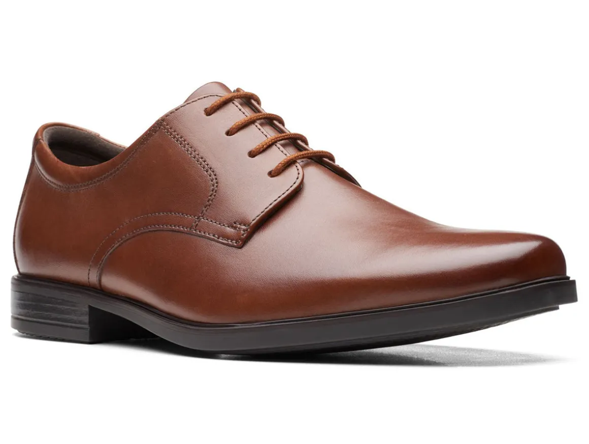 clarks_howard_walk__dark__4.webp Clarks Howard Walk - Dark Tan Leather