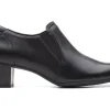 Clarks Linnae Way - Black Leather