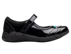 Clarks Relda Spark Kids - Black Patent