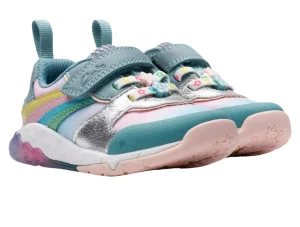 Clarks Tidal Star Toddler - Aqua Combination