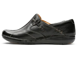 Clarks Un Loop - Black Leather