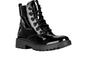 Geox Casey J9420G – Black Patent