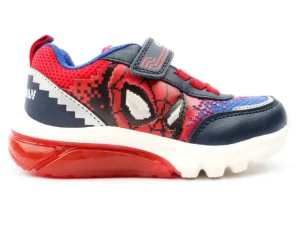 GEOX Ciberdron Spiderman J45LBF - Navy Red