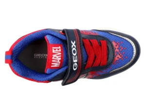GEOX Ciberdron Spiderman J45LBF - Navy Red