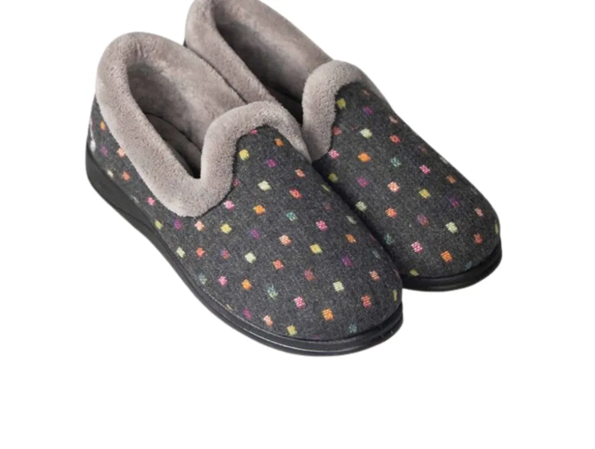 padders_repose__woven_spo_1.webp Padders Repose 4076 Woven Spot - Grey