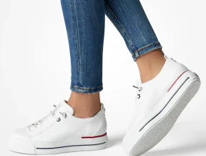 Paul Green Super Soft 5017-213 - White Red/Blue