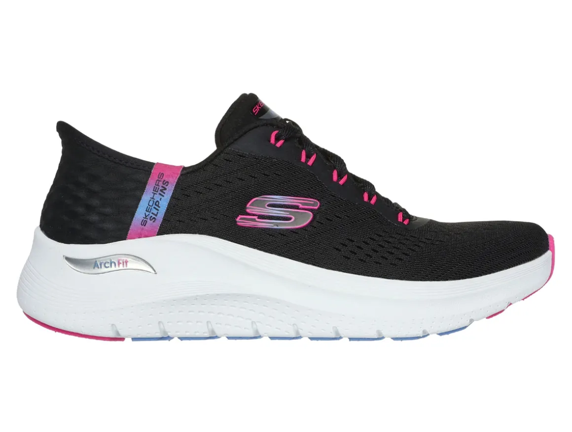 skechers__slipins_arch_fi_0.webp Skechers 150066 Slip-ins: Arch Fit 2.0 - Easy Chic - Black Hot Pink