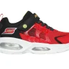 Skechers 400090L S Lights: Prismatrons - Red Black