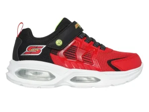 Skechers 400090L S Lights: Prismatrons - Red Black