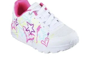 Skechers 310391L Uno Lite My Drip - White Multi