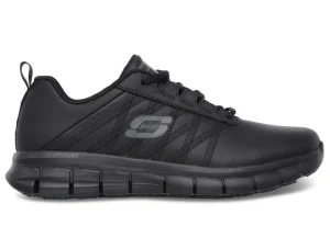 Skechers Work Relaxed Fit: Sure Track Erath Sr 76576 – Black
